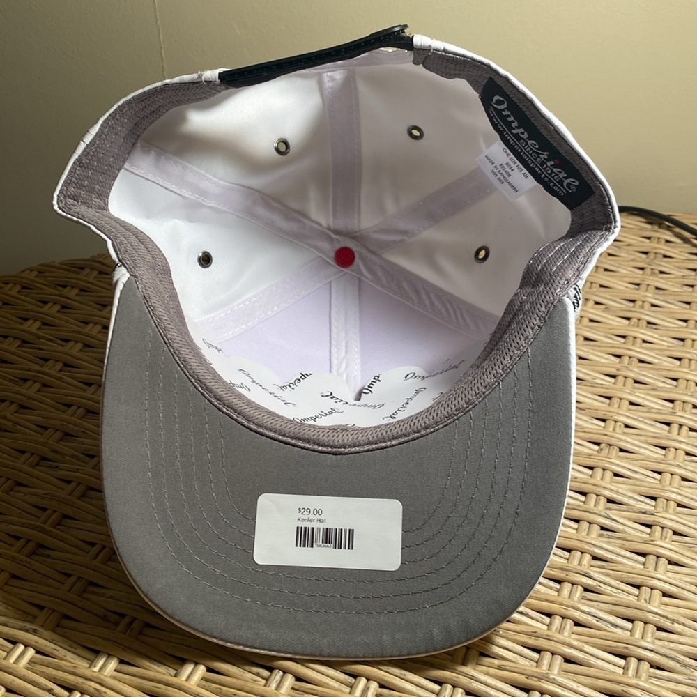 Kenler Summit Rope Cap - Golf Hat - Performance Hat - White Rope Hat - Picture 3 of 4